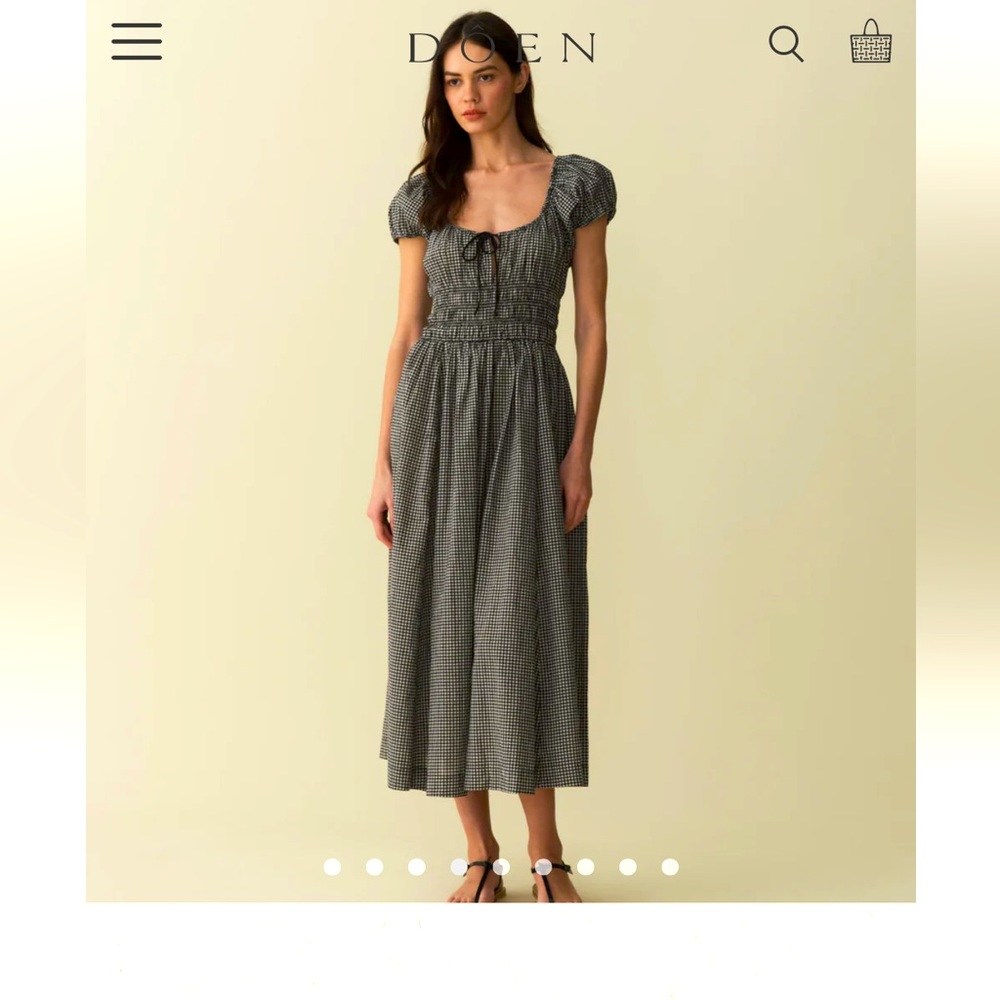 Doen Gingham Quinn Dress